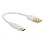 USB įkrovimo laidas DeLOCK Type-A į USB Type-C 15 cm