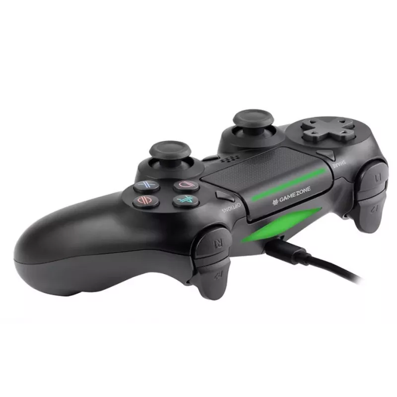 Laidinis žaidimų pultas TRACER SHOGUN PRO Juoda — 16 mygtukų, analoginis/skaitmeninis, 1,5 m laidas, vibracija, PC/PS4/PS3