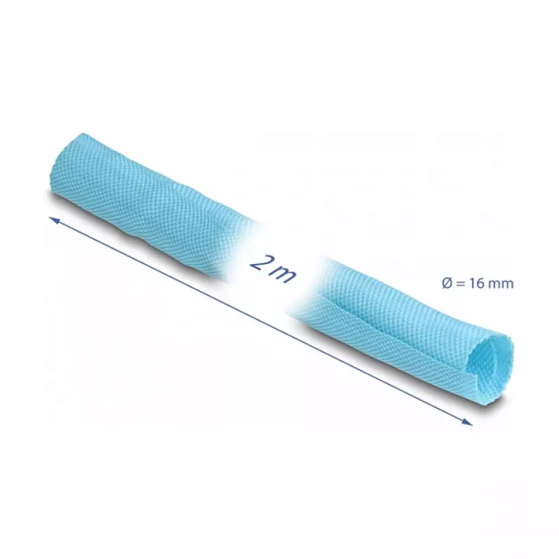 Kabelių įvorė DeLOCK 20877 Mėlyna 1.7 cm Poliesteris 2000 mm