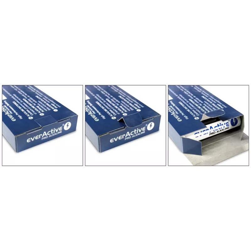 Vienkartinės AA šarminės baterijos everActive LR610PAKPA, 1,5 V, 3000 mAh, pakuotėje 10 vnt.
