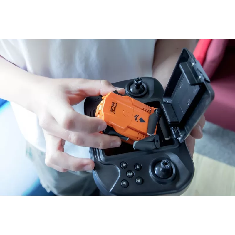 RC kvadrokopteris REVELL Pocket Drone 23810 — 2,4 GHz, 4 kanalų nuotolinio valdymo pultas