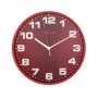 NeXtime klok 3053ro Dash Raudona, Ø35 cm, Sieninis, Raudona/ Sidabrinė