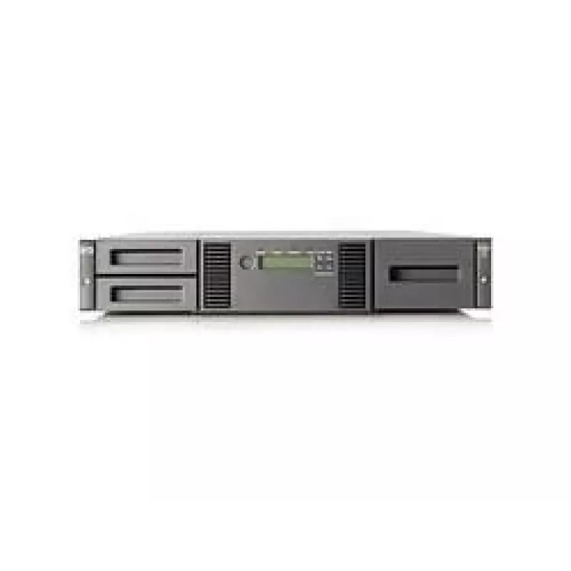Hewlett Packard Enterprise HPE StorageWorks MSL2024 - juostinė biblioteka - LTO Ultrium - maksimalus įrenginių skaičius: 2 - stovo - montuojama į stovą - 2U - brūkšninių kodų skaitytuvas - skirtas ProLiant DL120