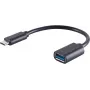 USB laidas S/CONN 13-30009 USB 3.2 Gen 1 0,1 m USB C USB A Juodas