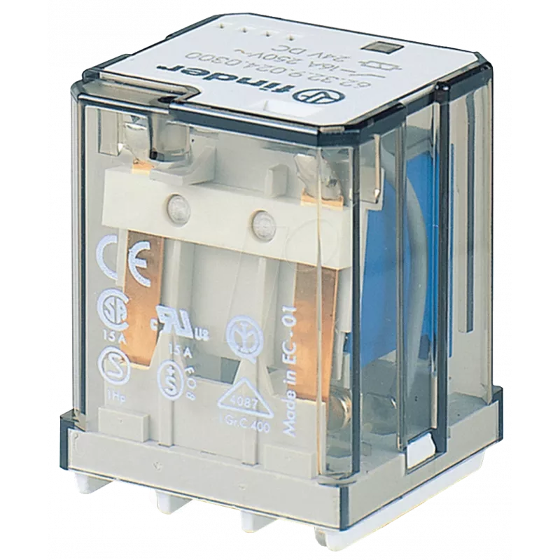 FIN 62.32.9 24V - maitinimo relė - Steck 2 normaliai atviras kontaktas 24 V DC (623290244800)
