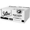 Šlapias kačių maistas Sheba Select Slices paukštienos skonių rinkinys — 120 x 85 g pakelių, suaugusioms katėms, 83% drėgmės