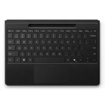 Klaviatūros dangtelis Microsoft Surface Pro Flex — vokiškas išdėstymas, Bluetooth, įmontuota baterija, juoda, suderinama su Surface Pro 11/10/9/8