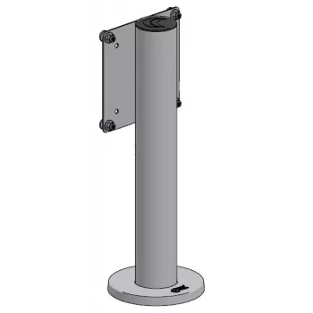 Fiksuoto aukščio monitoriaus laikiklis ergonomic solutions SAFEGUARD04 — suderinamas su VESA 75/100, fiksuoto aukščio stalinis laikiklis