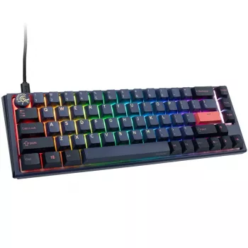 Ducky One 3 SF klaviatūra, skirta žaidimams, USB, QWERTY, anglų, mėlyna