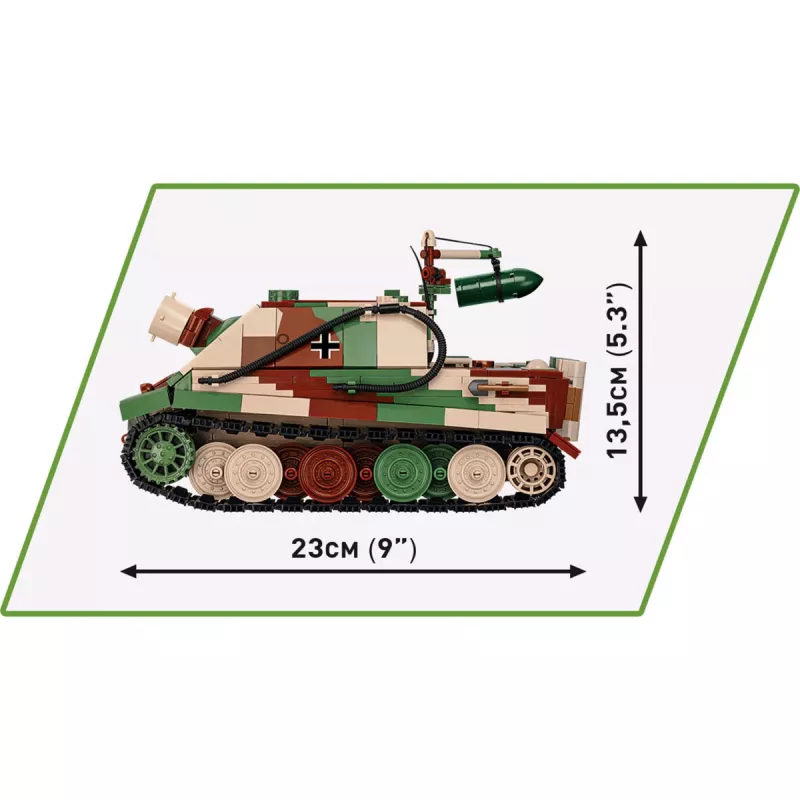 Statybinis rinkinys Cobi 38 cm Sturmmörser Sturmtiger 1100 vnt.