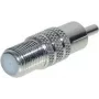 Adapteris F‑moteriška į RCA‑vyrišką ShiverPeaks 85326 — bendraašis F jungties adapteris į RCA garso/vaizdo adapterį