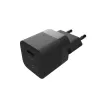 Kompaktiškas kelioninis USB-C įkroviklis FIXED FIXC25M-C-BK, fiksuotas laidas, 25W