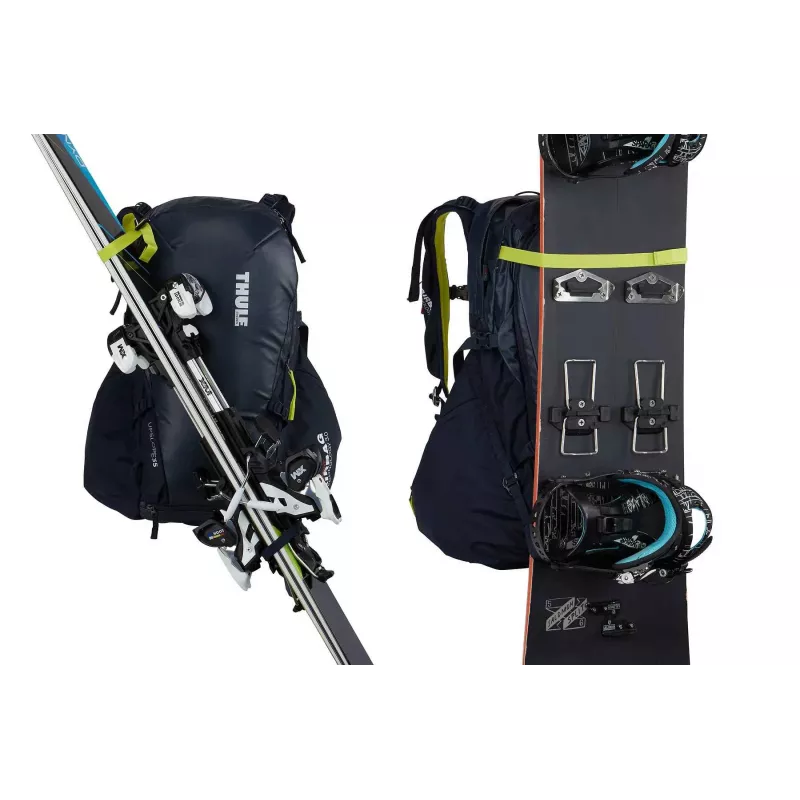 Thule 3610 Upslope 35L su nuimama oro pagalve 3.0 paruoštas slidžių ir snieglenčių kuprinė Lime Punch