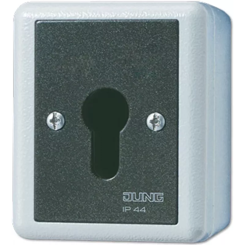 JUNG 833.18 G - Raktinis jungiklis - 1P - Laidinis - Juoda - Balta - Termoplastikas - IP44