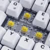 Sharkoon SKILLER SGK50 S3 PBT žaidimų klaviatūra USB QWERTZ vokiška balta