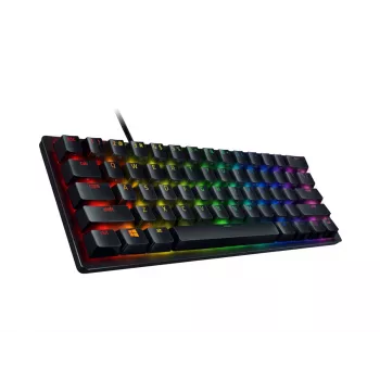 Razer Huntsman Mini 60% žaidimų klaviatūra optomechaniniai Purple jungikliai RGB LED apšvietimas NORD laidinė