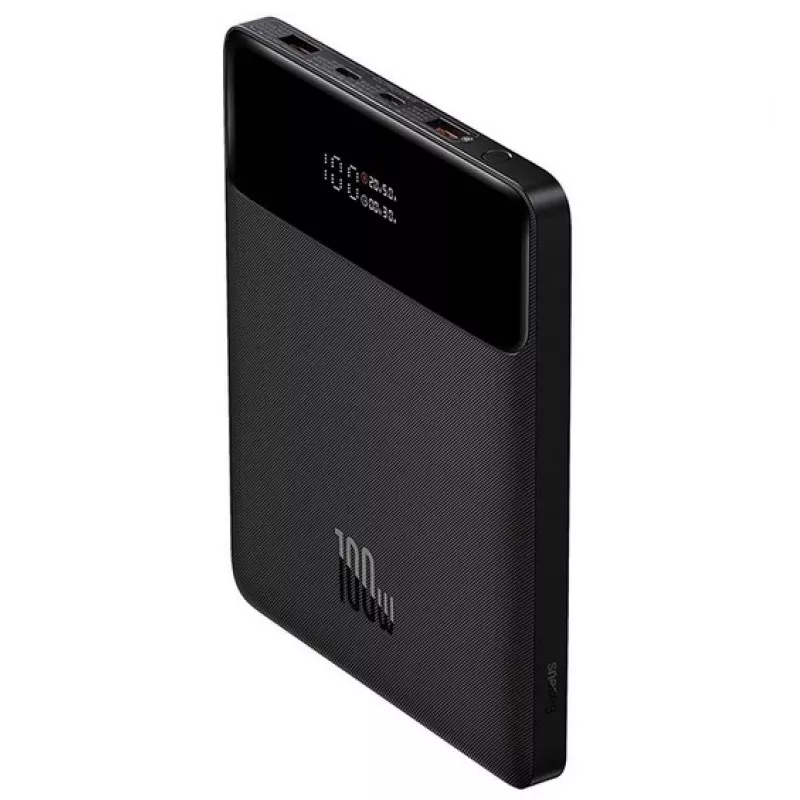 Baseus Blade itin plona 20000 mAh juoda išorinė baterija