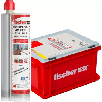Injekcinis / montavimo skiedinys FISCHER FIS VL 360 S HWK G, pilkas, 360 ml
