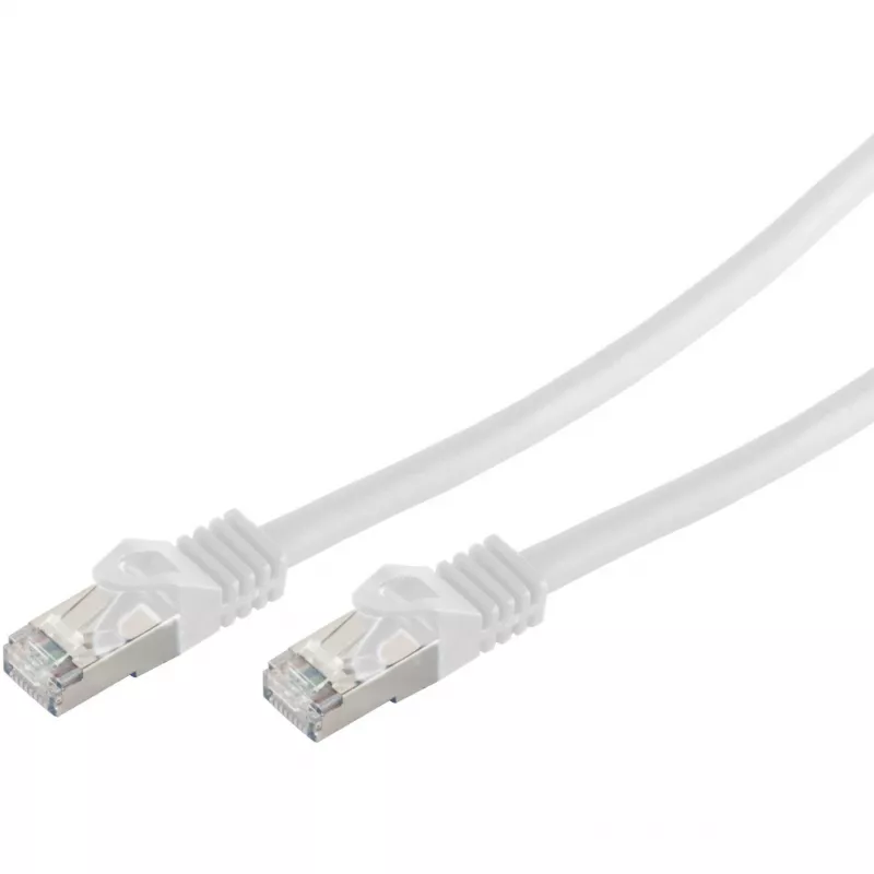 It-budget 75511-0.5W Ethernet komutacinis kabelis baltas
