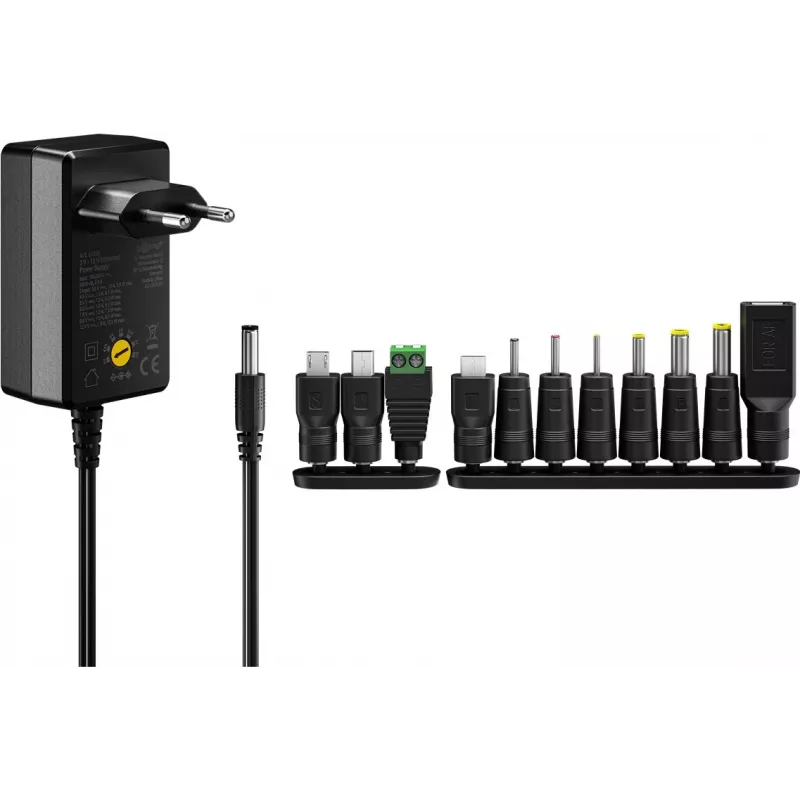 Goobay 64568 Įkroviklis mobiliesiems įrenginiams Universal Black AC Indoor (64568)
