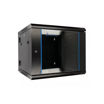 Extralink pakabinama spinta 9U 600x600 AZH juoda, sieninė, varstoma