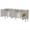 Cama INSERTO 3D1W komoda 190x40x80 kašmyro + LED