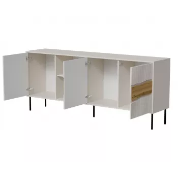 Cama INSERTO 3D1W komoda 190x40x80 kašmyro + LED