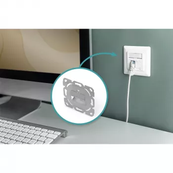 Daugialypės terpės / Keystone modulių priekinė plokštė Digitus DN-93831-1