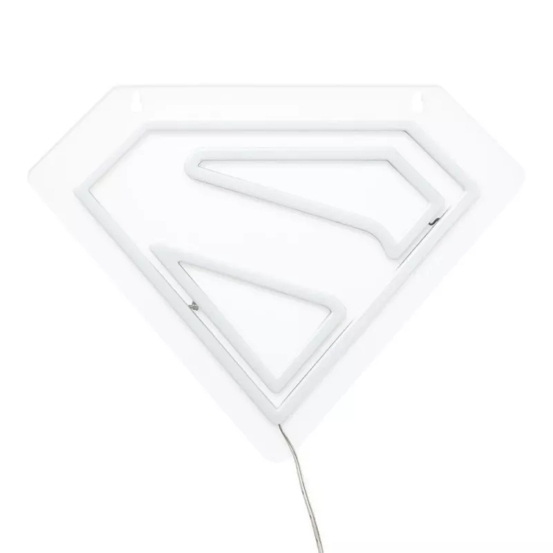 Prie sienos tvirtinamas LED neoninis šviestuvas „Paladone Superman“ PP14478SMTVN, dekoratyvinis sienos ženklas