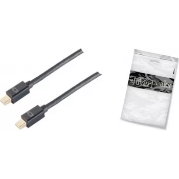 DisplayPort kabelis ShiverPeaks BS10-51025 1 m Mini DisplayPort juodas