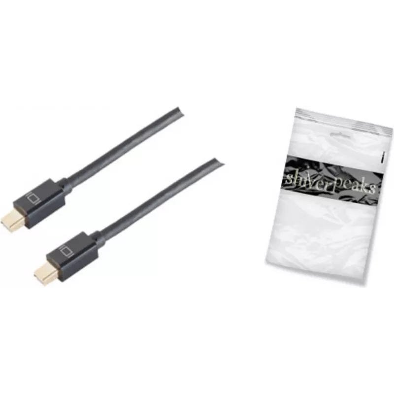 DisplayPort kabelis ShiverPeaks BS10-51025 1 m Mini DisplayPort juodas