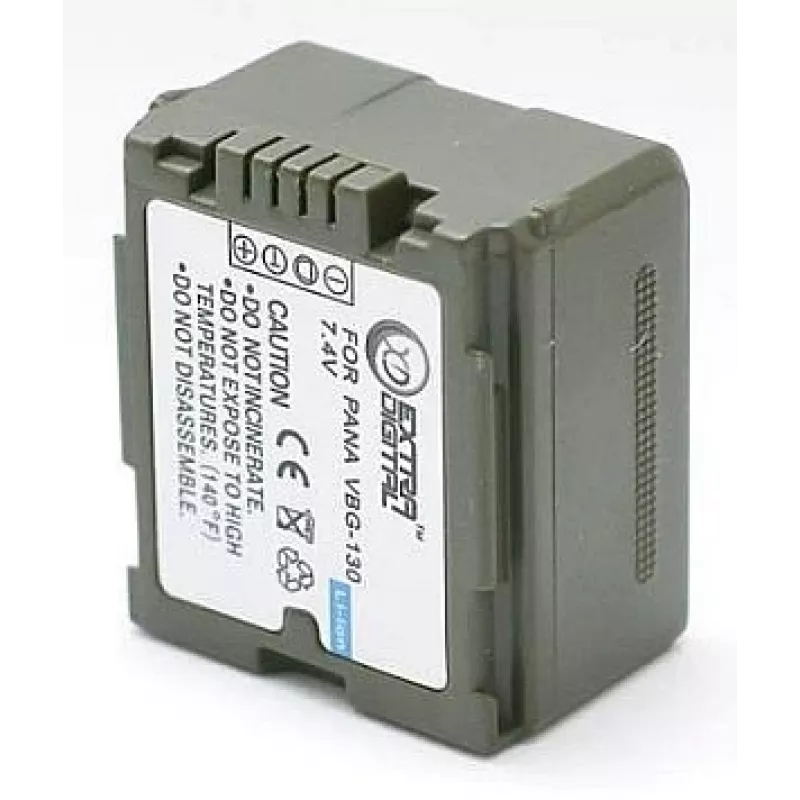 Baterija extra digital VW-VBG130 7,2 V 1300 mAh nešiojamiems įrenginiams
