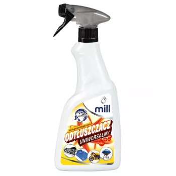 Riebalų valiklis Mill Clean 555 ml — „Mill“ riebalų valiklio 555ml purškalas riebalų dėmėms šalinti