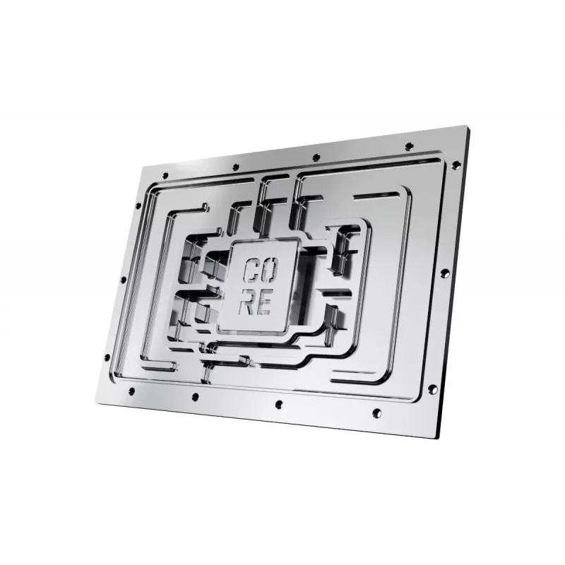 Galinė plokštė Alphacool 10270 Akrilas Aliuminis Chromas Varis Nailonas Juoda Skaidri