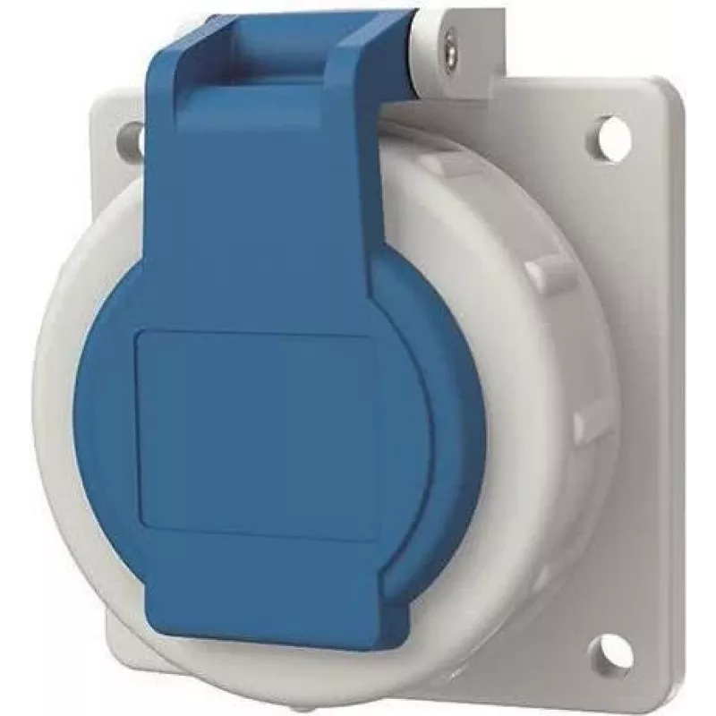 Mennekes Schuko panelinis kištukinis lizdas 16A2p+E 230V IP68 BL 17006 (17006)