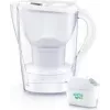 Vandens filtro ąsotis BRITA Marella White su 1x ALL-in-1 kasetė ir 1x Extra Lime kasetė, 1,0–1,5 L naudingoji talpa