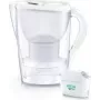 Vandens filtro ąsotis BRITA Marella White su 1x ALL-in-1 kasetė ir 1x Extra Lime kasetė, 1,0–1,5 L naudingoji talpa