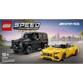 LEGO Speed Champions Mercedes-amg G 63 & Mercedes-amg Sl 63 76924, Multi