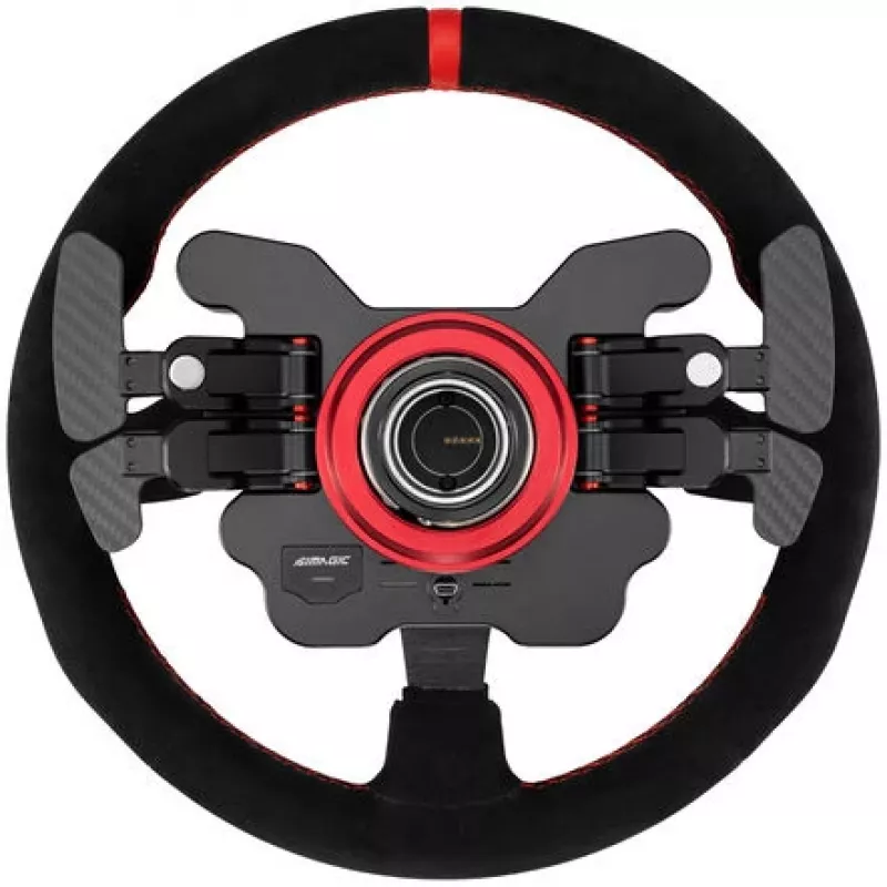 Simagic Steering Wheel GT1-SR Alcantara — GT1-SR(ALCANTARA) lenktyninis vairo ratlankis, Alcantara apdaila