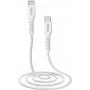 SBS TECABLELIGTC1W - 1 m - Lightning - USB C - Vyriška - Vyriška - Baltas