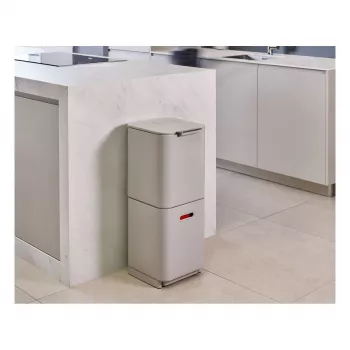 Joseph Joseph šiukšlių dėžė Totem 60 L akmens pilkumo