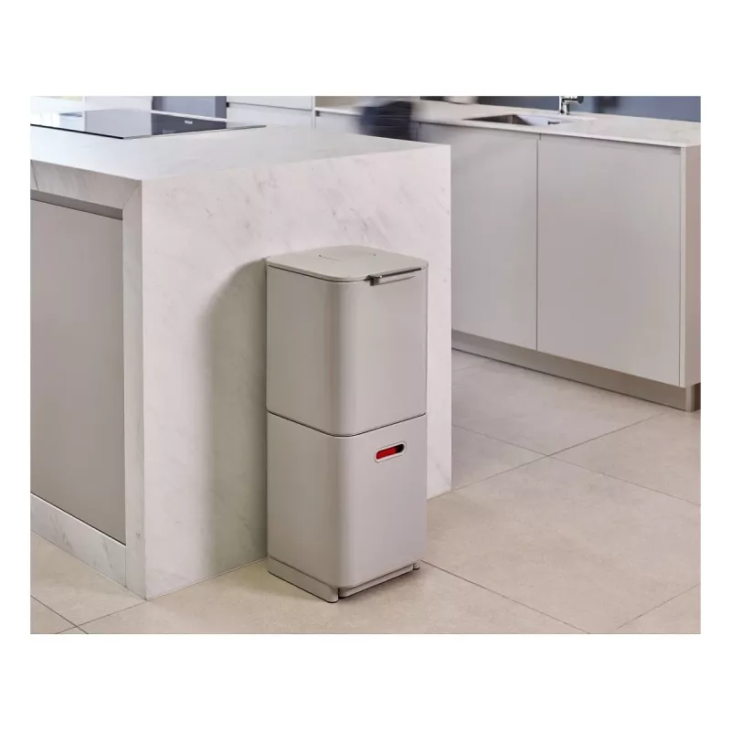 Joseph Joseph šiukšlių dėžė Totem 60 L akmens pilkumo
