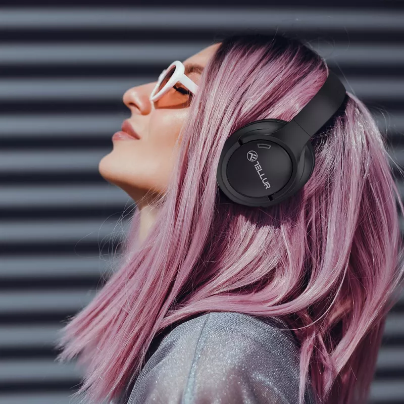 Ausinės Tellur Vibe Bluetooth ant ausų ANC