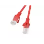 Tinklo komutacinis kabelis LANBERG PCU5-20CC-0050-R Cat5e RJ-45 į RJ-45 U/FTP 0.5 m Raudonas