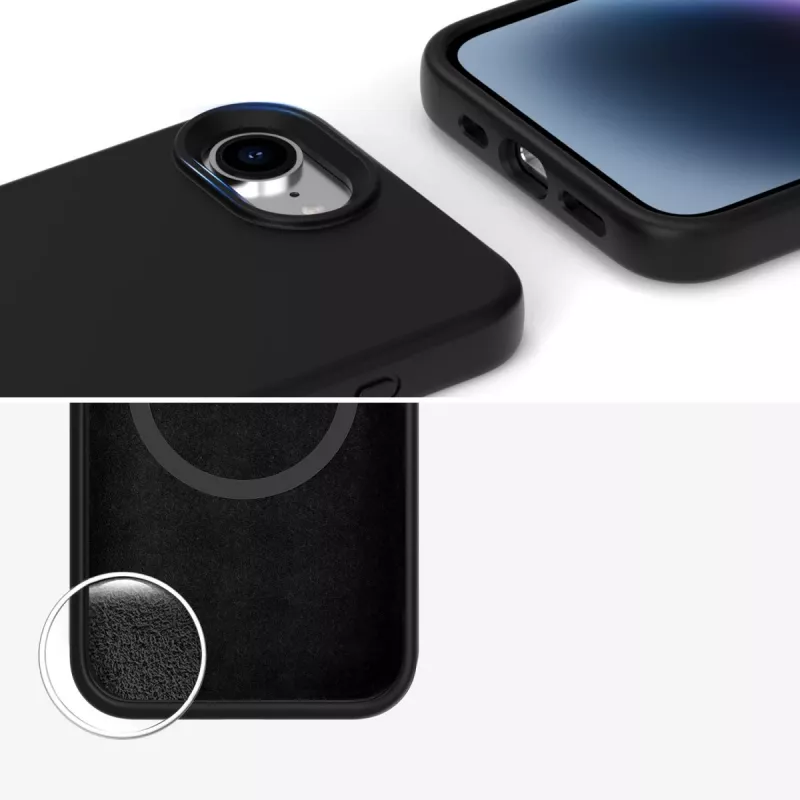 Cover 4smarts iPhone SE (4.Gen.) 15,4 cm (6,06 col.) juoda