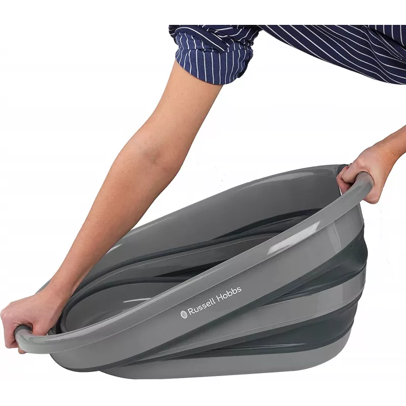 Sulankstomas skalbinių krepšys Russell Hobbs LA053879GRYFEU7 27L
