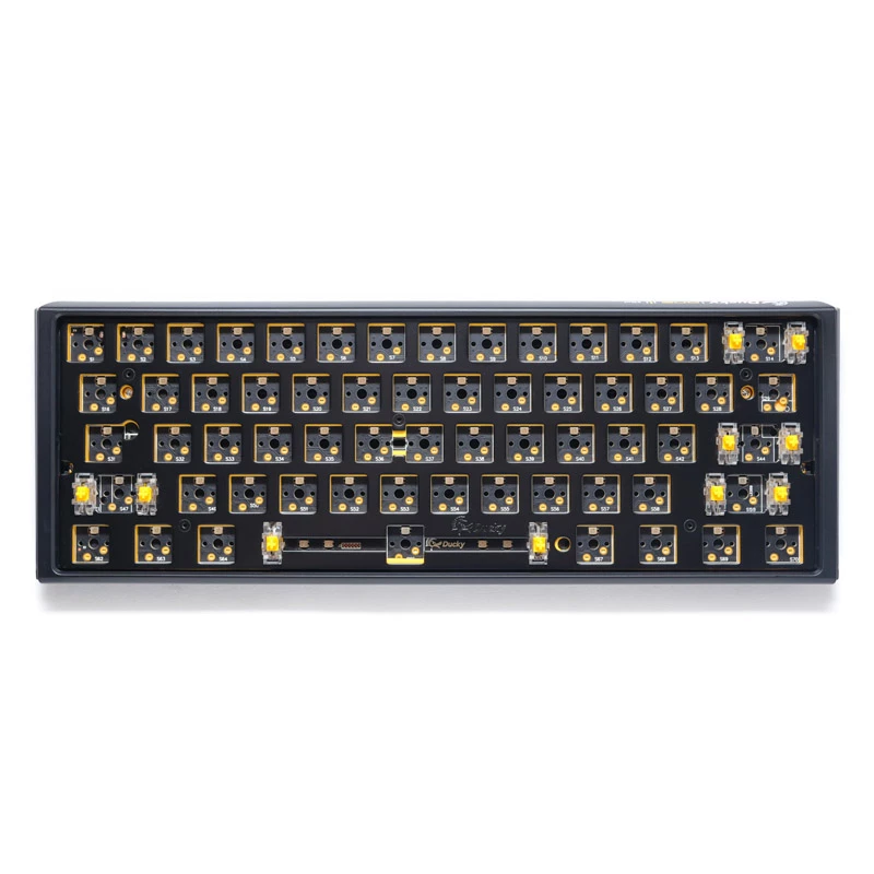 Ducky One 3 Hot-Swap Barebone Mini klaviatūra, žaidimams, USB, JAV anglų, juoda