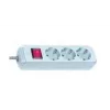 Brennenstuhl Eco-Line su jungikliu trigubas lizdas baltas 1,5 m maitinimo laidas 1152320015, balta, H05VV-F 3G1,5 maitinimo kabelis 1,5 m