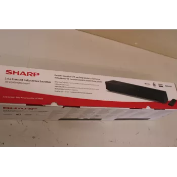 Sharp HT-SB700 2.0.2 kompaktiška Dolby Atmos garso juosta — 140 W, Bluetooth, belaidė, juoda