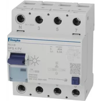 Doepke DFS4 040-4/0.30-PVFI grandinės pertraukiklis 4p 40 A 0.3 (09136804)